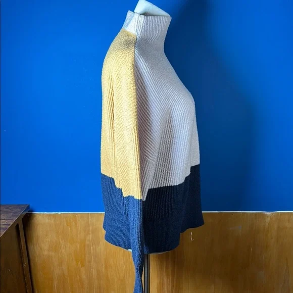 Colorblock Turtleneck Sweater - Picture 5 of 7